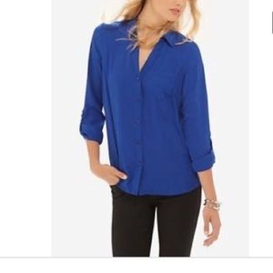 Blue The Limited Ashton Blouse - Size XS Tall